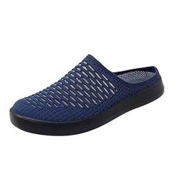 Orthopädische Pantoletten, Schlupfschuhe rutschfest Sandalen Hausschuhe Luftkissen Outdoor Slip On Schuhe Freizeitschuhe Atmungsaktiv Gesundheitsschuhe Bequeme Herren Sommer Clogs mit Fussbett von DondPO