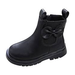 Winterstiefel Mädchen 31, Leicht Knöchelhohe Kinder Winterstiefel Kurzstiefel 26 Festlich Outdoor Kinderschuhe Ankle Boots Chelsea Stiefel Winter Warme Wasserdichte Kinderstiefel Stiefeletten von DondPO