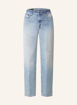 Dondup Straight Jeans Elysee Wide Leg Fit blau von Dondup