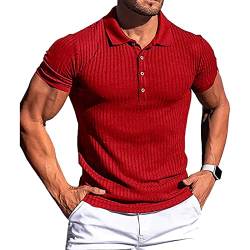 Gym Herren Fitness Kurzarm Shirt Slim Fit Männer Bodybuilder Trainingsshirt T-Shirt Sportshirt - Laufshirt Bekleidung von DongBao
