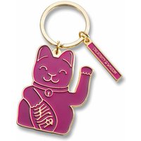Donkey Products Schlüsselanhänger Lucky Cat Key Ring Purple, Maneki Neko von Donkey Products