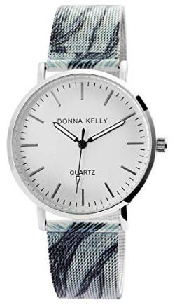 Donna Kelly Damen-Uhr Mesharmband Edelstahl mehrfarbig Analog Quarz 1300020 von Donna Kelly