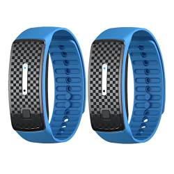Donubiiu Mutso Ultraschall Körperform Armband Matteo Armband Für Männer Und Frauen (2 St Blau) von Donubiiu