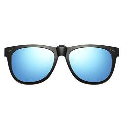 Dooppa Polarisierte Sonnenbrille zum Anklippen für verschreibungspflichtige Brillen, Blau von Dooppa
