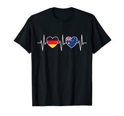 Deutschland Australien Australia Down Under Fahne Flaggen T-Shirt von Doppelte Staatsbürgerschaft Kleidung und Geschenke