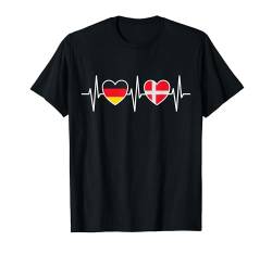 Deutschland und Dänemark deutsch dänisch Fahne Flaggen T-Shirt von Doppelte Staatsbürgerschaft Kleidung und Geschenke