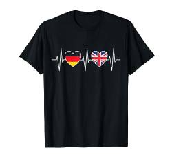 Deutschland und Großbritannien Königreich UK Fahne Flaggen T-Shirt von Doppelte Staatsbürgerschaft Kleidung und Geschenke