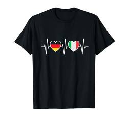 Deutschland und Italien Italienisch Flaggen Flaggen Patriot T-Shirt von Doppelte Staatsbürgerschaft Kleidung und Geschenke