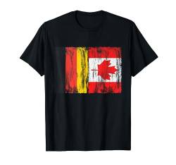 Deutschland und Kanada deutsch kanadisch Fahne Flaggen T-Shirt von Doppelte Staatsbürgerschaft Kleidung und Geschenke