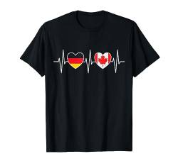 Deutschland und Kanada deutsch kanadisch Fahne Flaggen T-Shirt von Doppelte Staatsbürgerschaft Kleidung und Geschenke