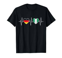 Deutschland und Nigeria Deutsch Nigerianisch Fahne Flaggen T-Shirt von Doppelte Staatsbürgerschaft Kleidung und Geschenke