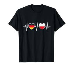 Deutschland und Polen deutsch polnisch Flaggen Fahnen T-Shirt von Doppelte Staatsbürgerschaft Kleidung und Geschenke