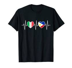 Italien und Philippinen Philippinische Fahne Flaggen T-Shirt von Doppelte Staatsbürgerschaft Kleidung und Geschenke