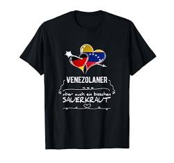 Deutschland und Venezuela doppelte Staatsbürgerschaft T-Shirt von Doppelte Staatsbürgerschaft Lustige Integration