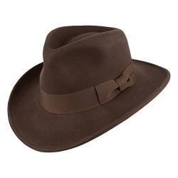 Dorfman Pacific Indiana Jones Promotion Fedora Hut - Braun - L von Dorfman Pacific