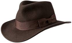 Indiana Jones Herren Indy Outback Mütze, braun, Large von Dorfman Pacific