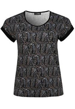 Doris Streich Shirt mit Allover-Muster und fixierten Ärmelsäumen von Doris Streich