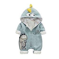 DorkasDE Baby Strampler Neugeborene Kleinkinder Strampleranzug Overall Cartoon Jumpsuit Babykleidung mit Doppelte Baumwolle Futter von DorkasDE