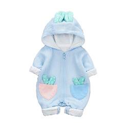 DorkasDE Baby Strampler Neugeborene Kleinkinder Strampleranzug Overall Cartoon Jumpsuit Frühling Herbst Babykleidung mit Kapuze von DorkasDE