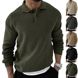 Dotmalls Herren Kaschmir Reißverschluss Basic Pullover Viertel Reißverschluss Herren Pullover Strickpullover Casual Langarm Pullover, lichtgrün, L von Dotwites