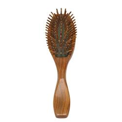 Sandelholz Haarbürste Holz Natur Handgefertigt Entwirren Massage Haarkamm mit Geschenkbox von Doumneou