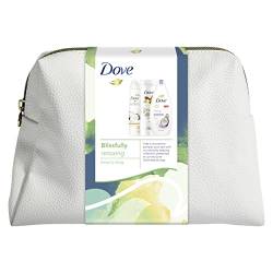 Dove Blissfully Relaxing Beauty Bag Gift Set including Body Wash, Body Lotion & Dove Deodorant Women's 3 piece gift for her von Dove