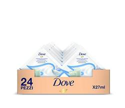 Dove Feuchtigkeitsspendende Gesichtsmaske für trockene Haut, 27 ml, 24 Stück von Dove