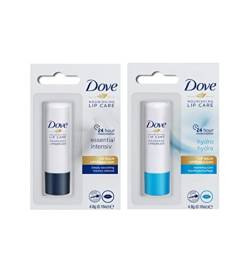 Lippen balsam | Dove Nourishing Lipcare 4,8g | Hydrating Care | Lippenpflege (2 Stück) von Dove