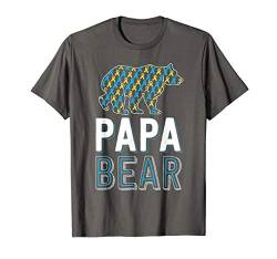 Down Syndrome Shirts For Men Papa T21 Family Awareness T-Shirt von Down Syndrome Awareness by 14th Floor