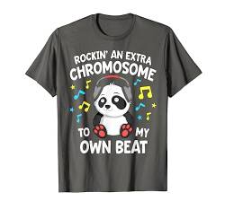 Down Syndrome Shirts Kids T21 Rockin' An Extra Chromosome T-Shirt von Down Syndrome Awareness by 14th Floor