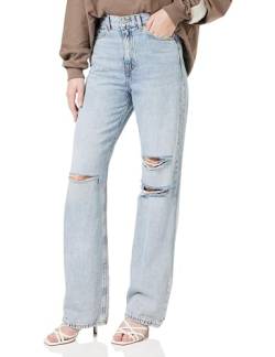 Dr Denim Damen Echo Jeans, Bleach Sky Ripped, 25/30 von Dr. Denim