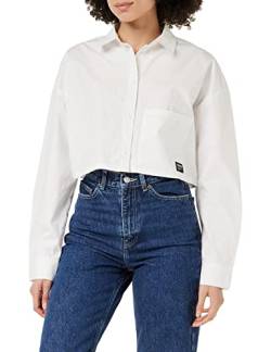 Dr. Denim Damen BEV Shirt Hemd, weiß, M von Dr. Denim