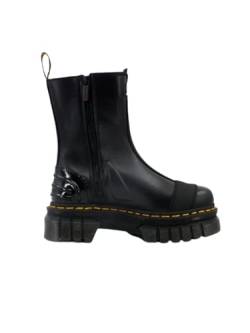 DR. MARTENS Damen Chelsea Boots, Black Nappa Lux & Black Ajax & Black Soft Patent Pu, 38 EU von Dr. Martens