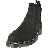 Dr. Martens Boot - 2976 - Black Archive Pull Up & Black Borg Fleece - EU41 bis EU47 - für Männer - Größe EU44 - schwarz von Dr. Martens