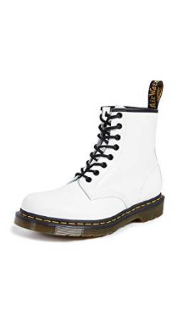 Dr. Martens Damen 1460 Combat Boots, Weiß White Smooth, 39 EU von Dr. Martens