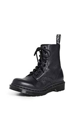 Dr. Martens Damen 1460 Mono Virginia bovver boots winter boots, Schwarz, 37 EU von Dr. Martens