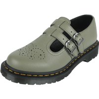 Dr. Martens Halbschuh - 8065 Mary Jane - Muted Olive Virginia - EU36 bis EU41 - für Damen - Größe EU37 - oliv von Dr. Martens