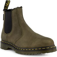 Dr. Martens Herren Chelsea Boots grün Glattleder von Dr. Martens