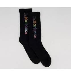 Dr. Martens Pride Vertical Logo Socks BLACK,Black von Dr. Martens