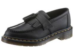 Mokassin DR. MARTENS "Black Virginia Adrian" Gr. 42, schwarz Damen Schuhe Slip ons Chunky Slipper, Schlupfschuh mit modischer Tassel von Dr. Martens