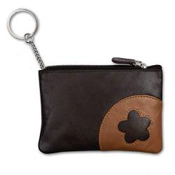 DrachenLeder Geldbörse Etui Brieftasche braun Leder Schlüsseltasche OPS902N Leder Schlüsseltasche von DrachenLeder