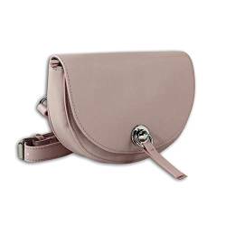 New Bags rosane Bauchtasche halbrund Feeanhänger Handtasche two-in-one D3OTD5027A Kunstleder, Leder Tasche für die Frau, für Jugendliche von DrachenLeder