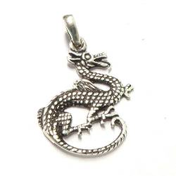 Drachensilber Anhänger Silber Drache Schmuck Frauen süßer Drachenschmuck Kettenanhänger von Drachensilber