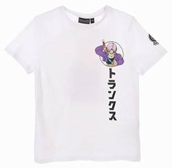 Dragon Ball Z DBZ Trunks T-Shirt – Sohn von Vegeta und Bulma – Offizielles Lizenzprodukt, weiß, 16 Jahre von Dragon Ball Z