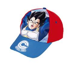 Dragon Ball Z Hut für Jungen, Baseball Kappe, Goku und Son Gohan Design, Sommermütze, Geschenk für Jungen, Verstellbare Hut | Rot von Dragon Ball Z