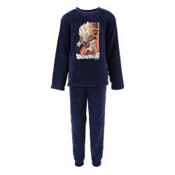 Dragon Ball Z Schlafanzug für Jungen, 2-Teilig für Jungen, Weicher Schlafanzug im Super Saiyajin Design Blau, Geschenk für Jungen, Größe 10 Jahre | Blau von Dragon Ball Z