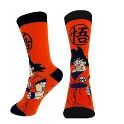 Dragon Ball Z Socken für Jungen, Goku Anti-Rutsch Socken, Geschenk für Jungen und Jugendliche, Größe EU 23/26 von Dragon Ball Z