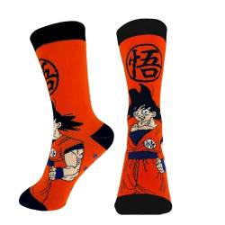 Dragon Ball Z Socken für Jungen, Goku Anti-Rutsch Socken, Geschenk für Jungen und Jugendliche, Größe EU 27/30 von Dragon Ball Z