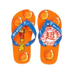 Dragon Ball Z Zehentrenner für Jungen, Sommerschuhe Goku, Geschenk für Jungen, Größe EU 30/31 | Orange von Dragon Ball Z