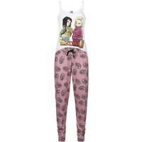 Dragon Ball - Gaming Schlafanzug - Super - Android Pair - S bis 3XL - für Damen - Größe 3XL - weiß/rosa  - EMP exklusives Merchandise! von Dragon Ball